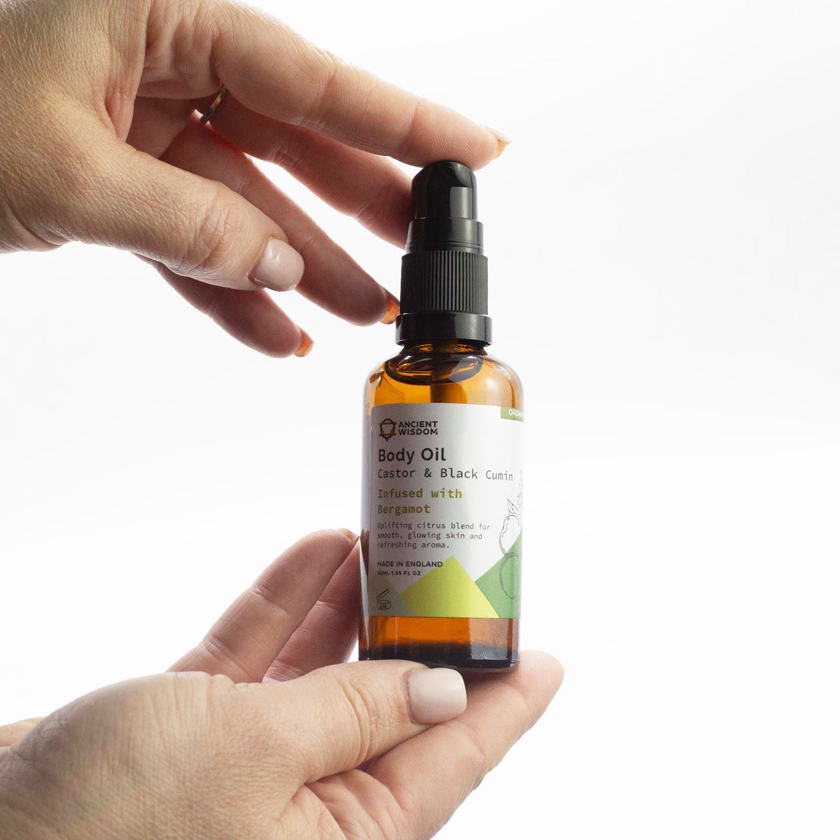 Organic Body Oil – Bergamot (50ml)