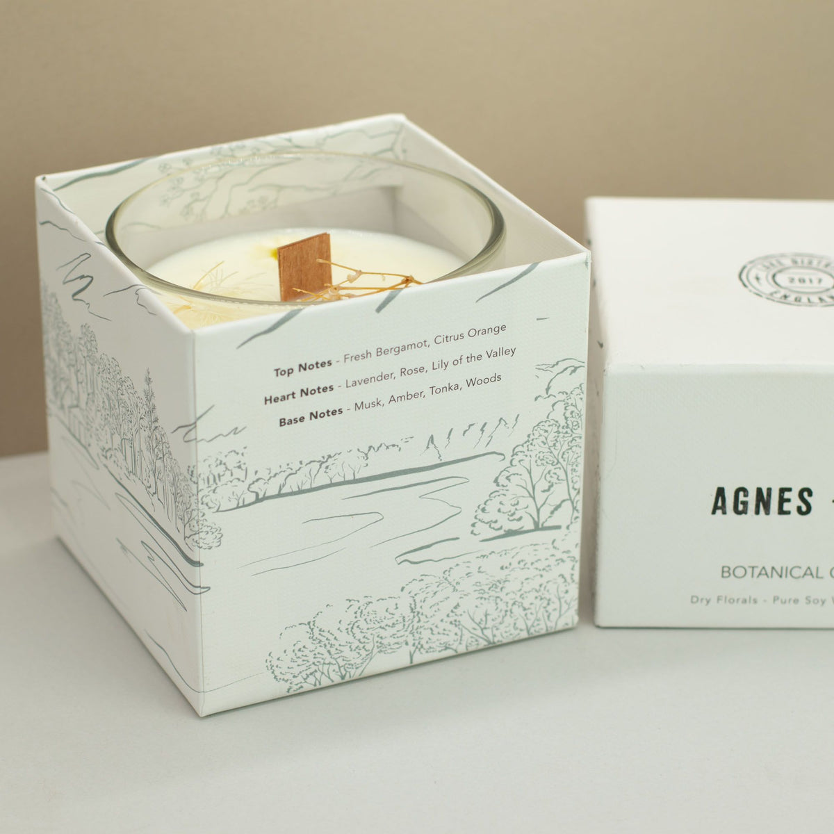 Agnes + Cat Botanical Soy Candle – Windermere