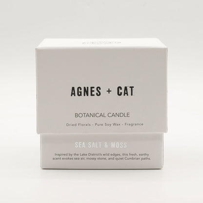 Agnes + Cat Botanical Soy Candle Sea Salt & Moss – view 4