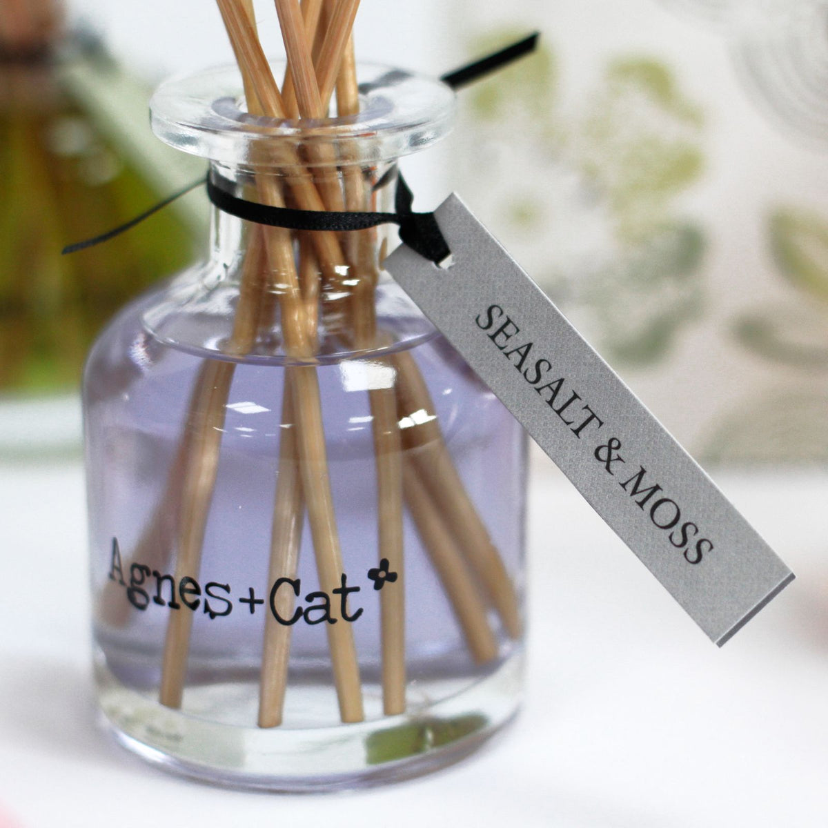 Agnes + Cat Reed Diffuser 140ml Sea Salt & Moss – view 2