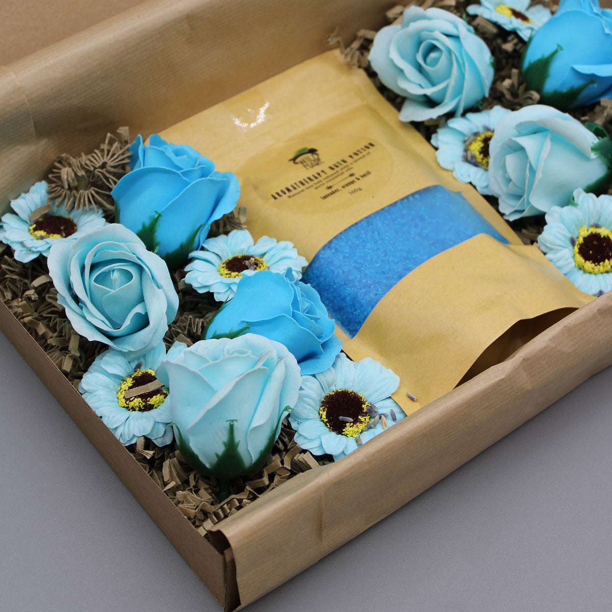 Wild Hare Bath Salt & Soap Flowers Set – Total Unwind