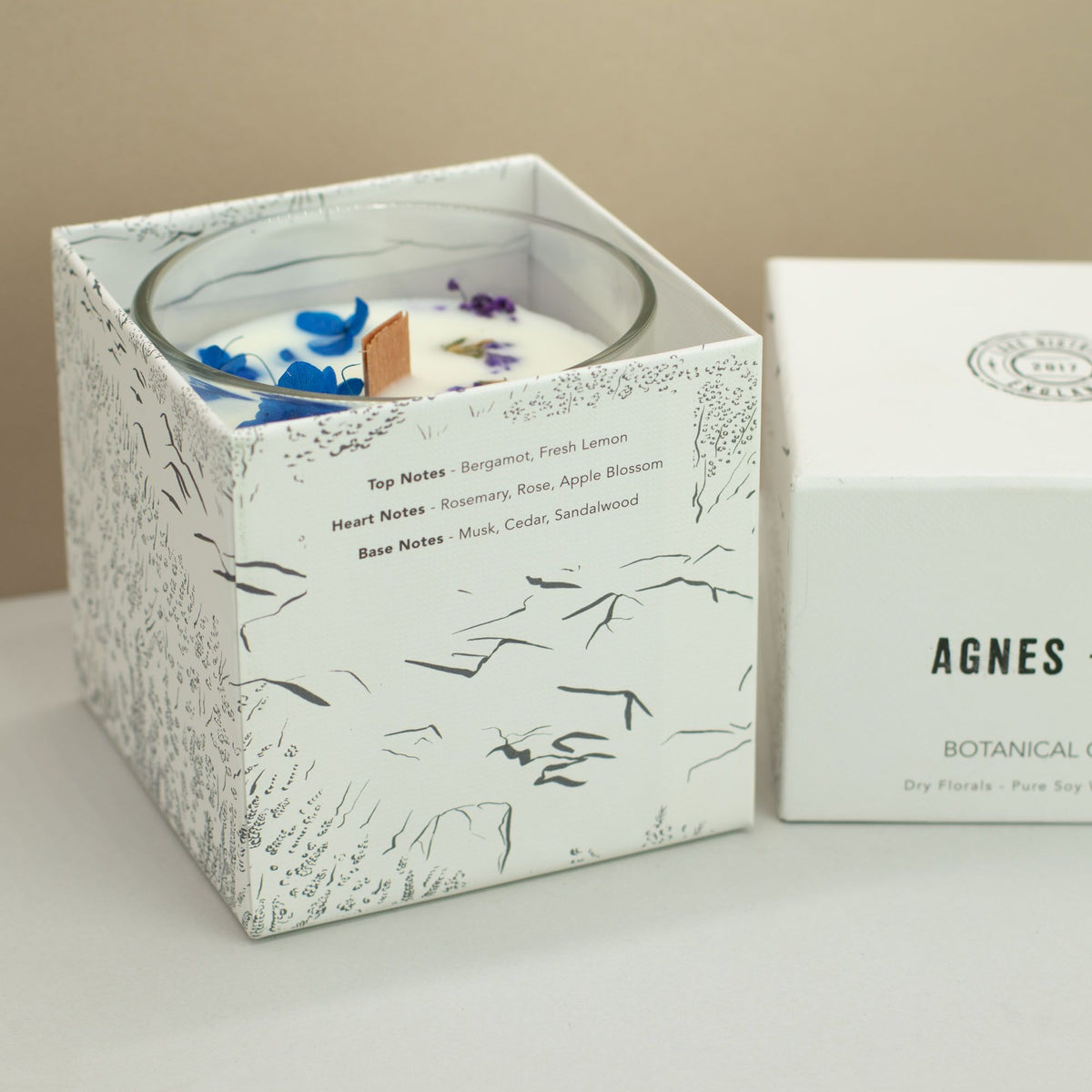 Agnes + Cat Botanical Soy Candle – Moorland