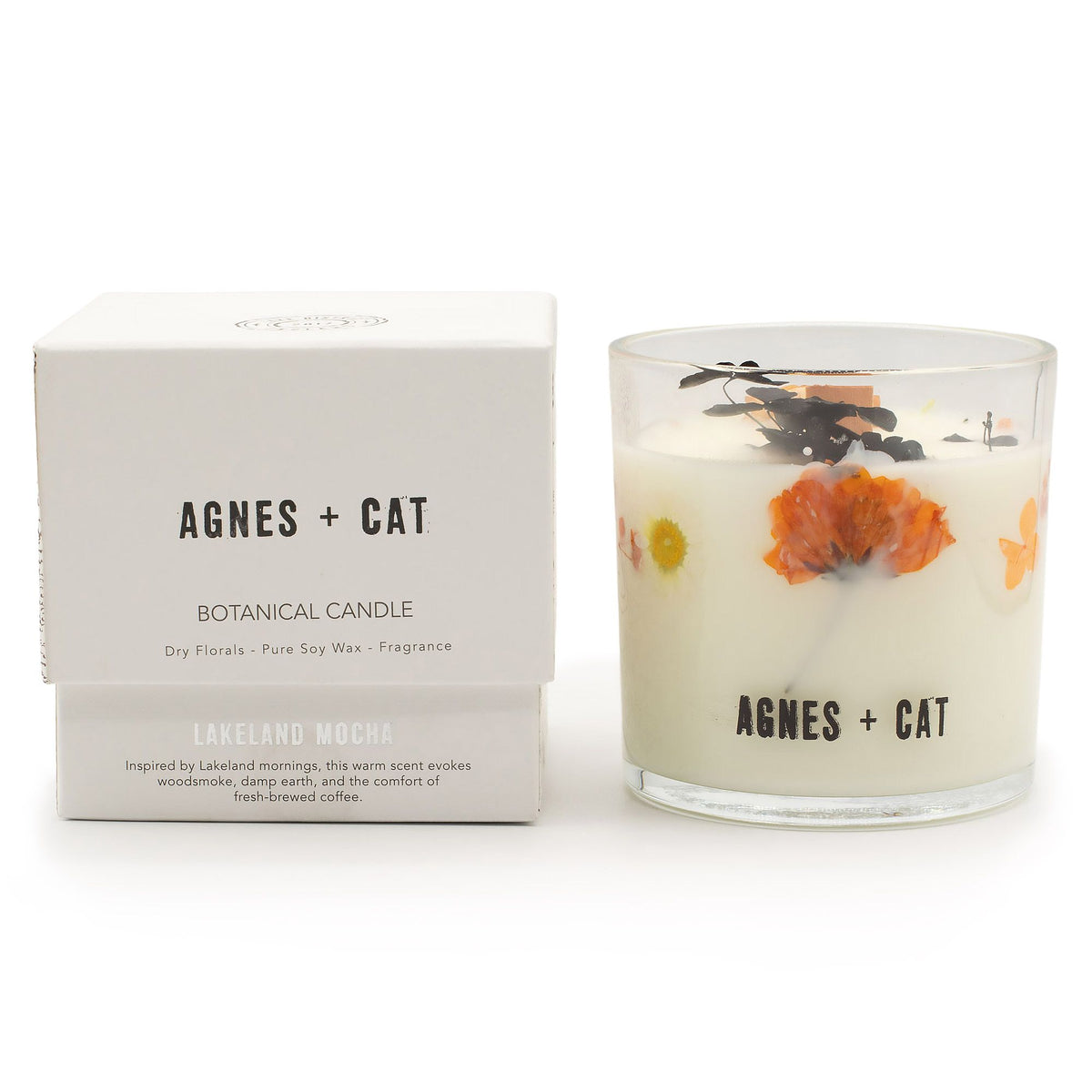 Agnes + Cat Botanical Soy Candle – Lakeland Mocha