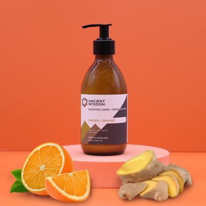 Hand & Body Lotion – Ginger & Orange (300ml) – additional product view