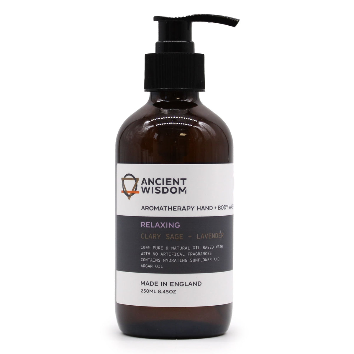 Aromatherapy Hand & Body Wash – Clary Sage & Lavender (250ml)