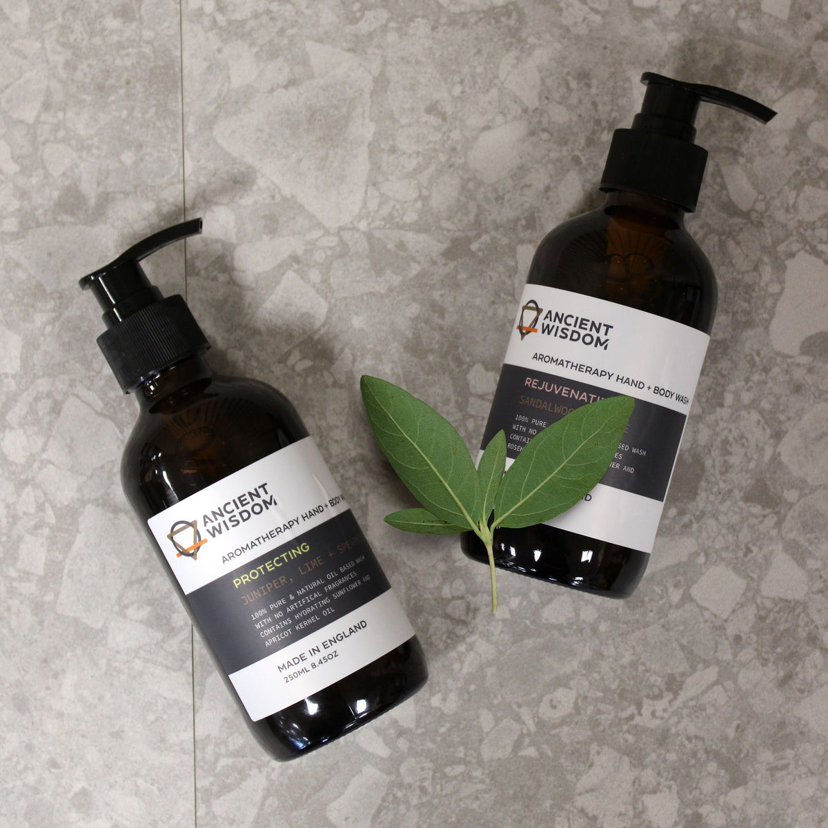 Aromatherapy Hand & Body Wash – Clary Sage & Lavender (250ml) – additional product view