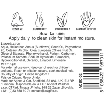 Agnes + Cat Hand & Body Cream Sea Salt & Moss – view 3