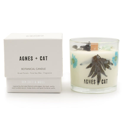 Agnes + Cat Botanical Soy Candle Sea Salt & Moss – view 2