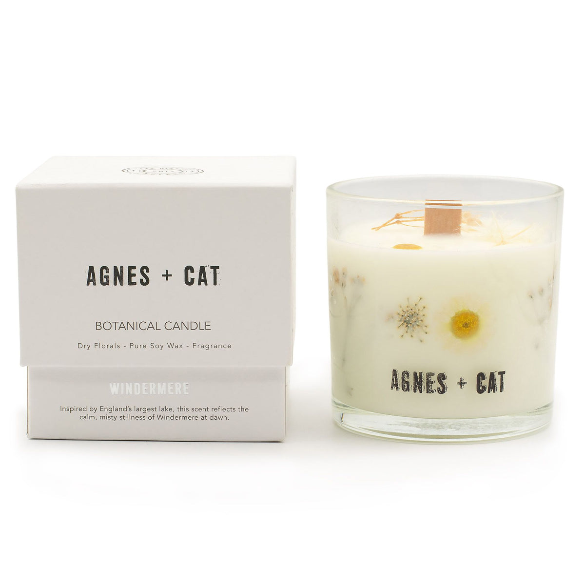 Agnes + Cat Botanical Soy Candle Windermere
