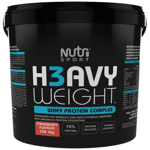 NutriSport H3avyweight Whey Protein Complex 6kg Chocolate