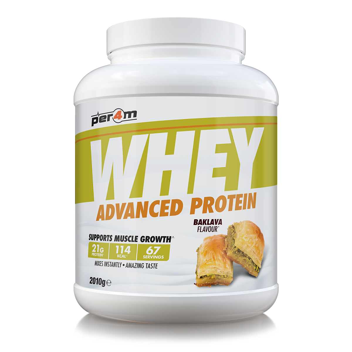 Per4m Advanced Whey Protein 2.01kg Baklava Protein Powder