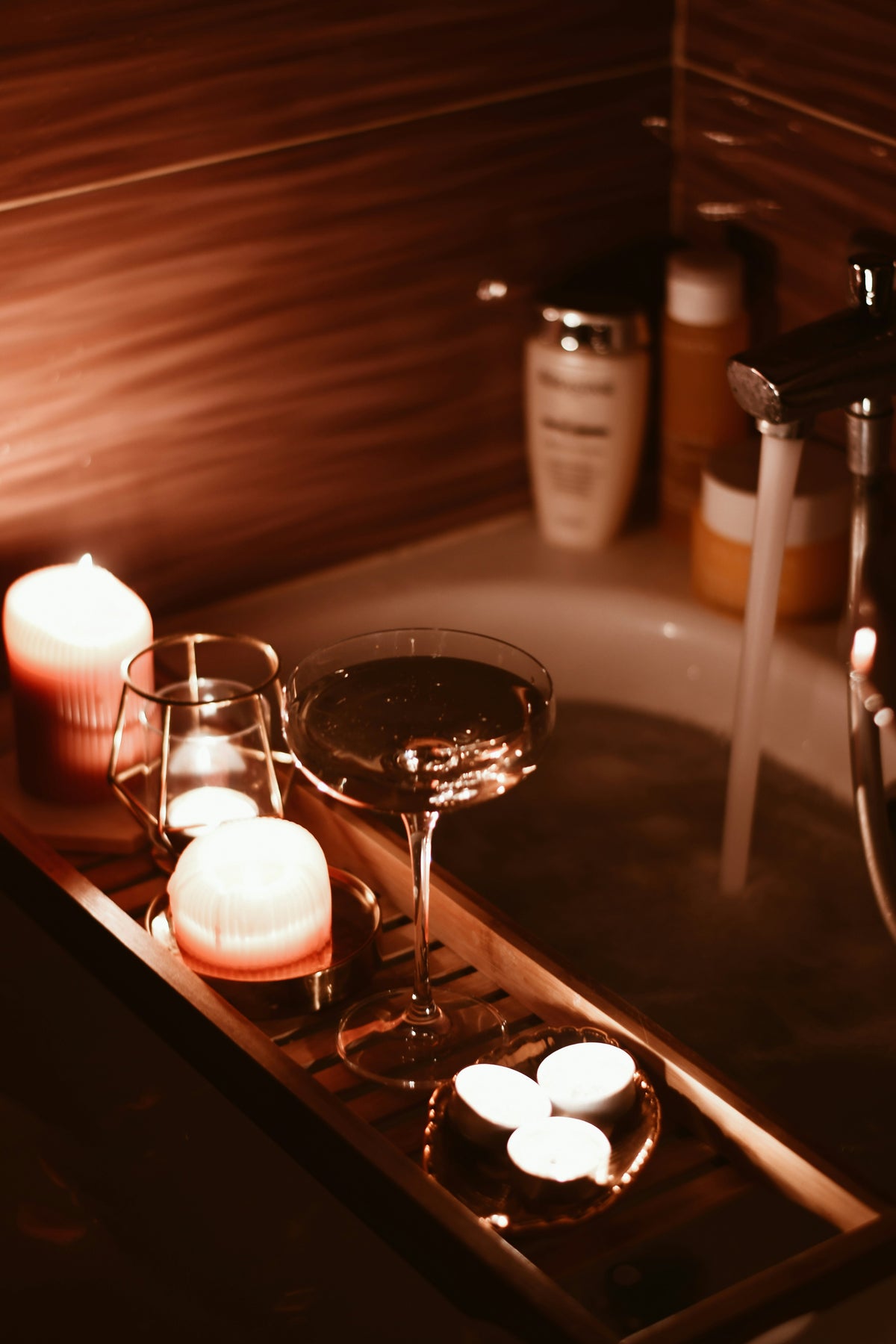 Candlelit bath