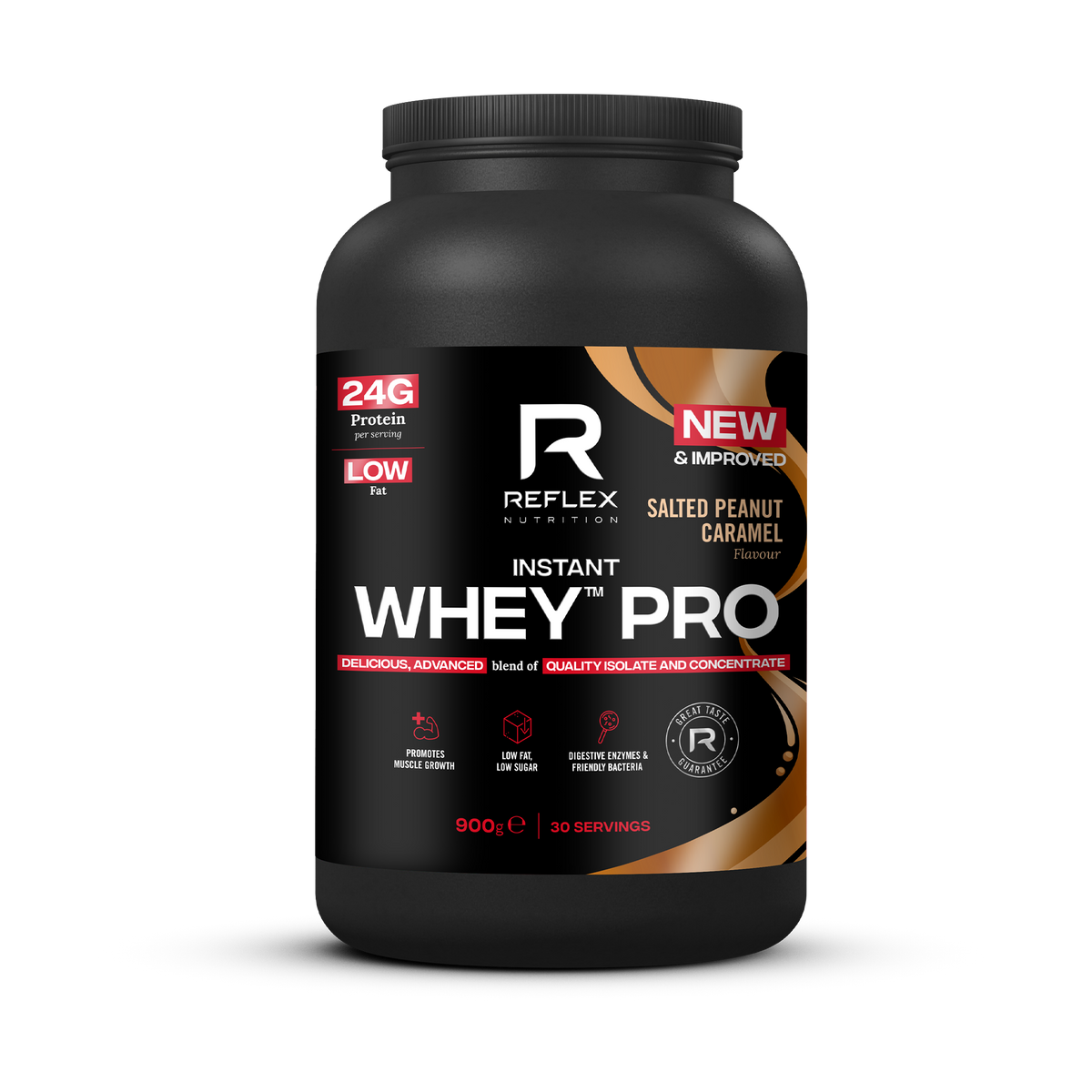 Reflex Nutrition Instant Whey Pro 900g Salted Peanut Caramel product image