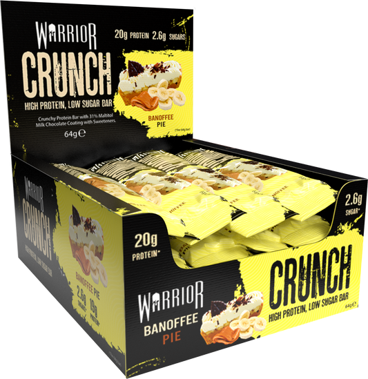 Warrior Crunch Bars 12x64g Banoffee Pie product image